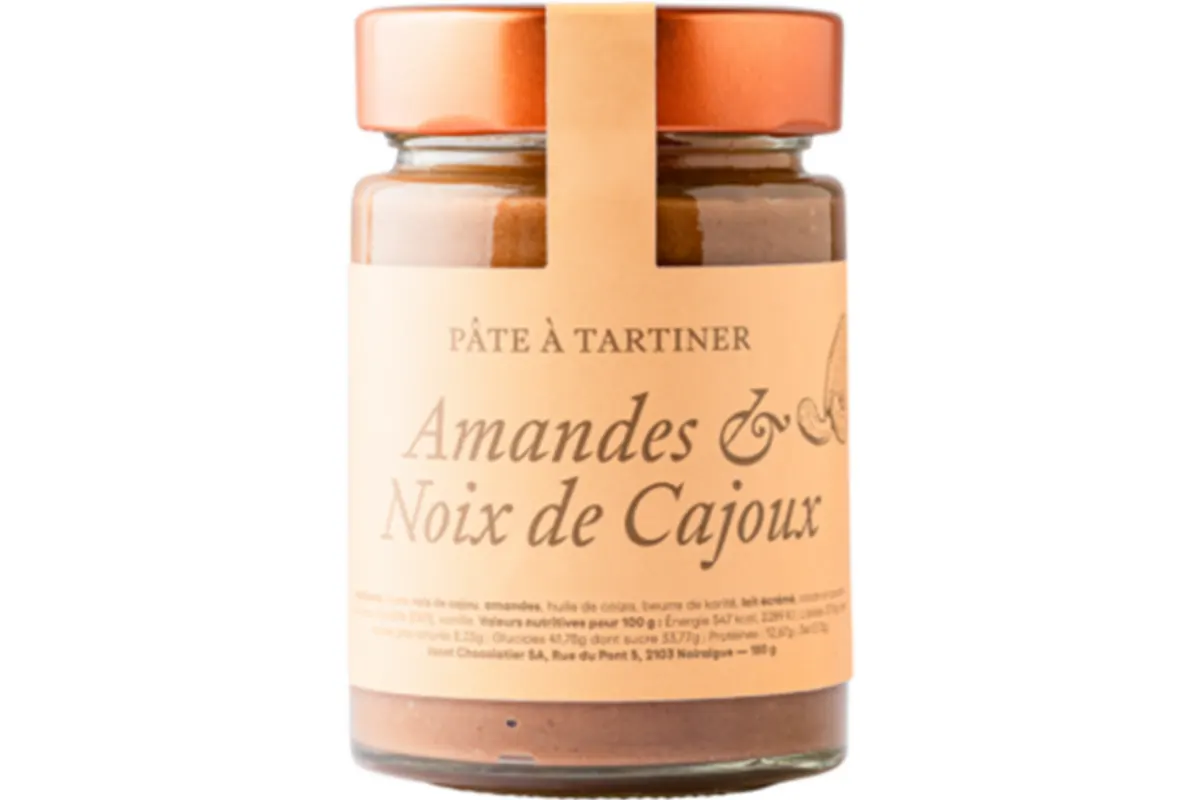 Rückruf wegen Haselnüssen –  Brotaufstrich «Pâte à tartiner – Amandes & Noix de Cajoux» betroffen