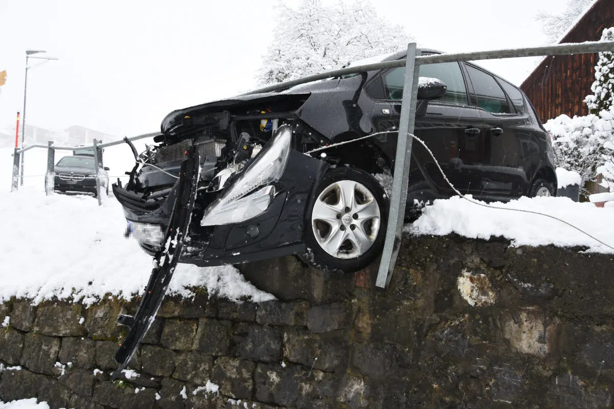 Walenstadtberg SG – Mit Sprung aus Auto gerettet