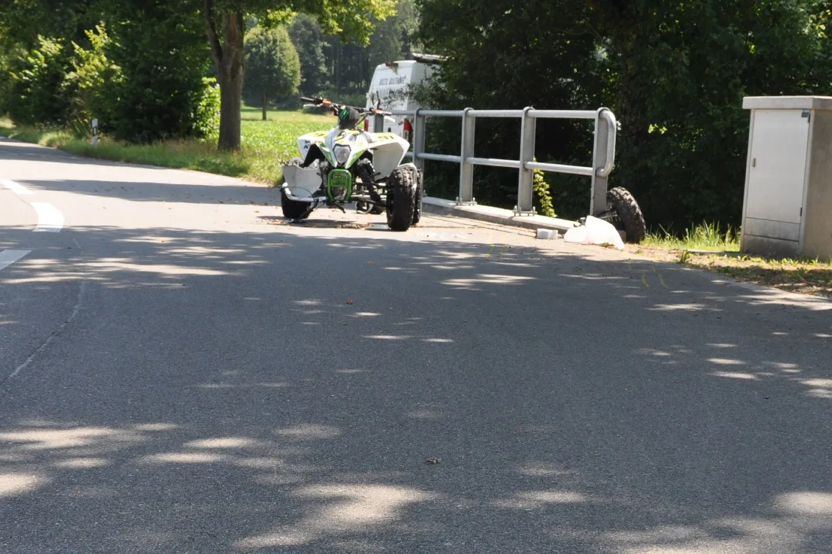 Küttigkofen SO - Quad-Fahrer verletzt sich schwer!