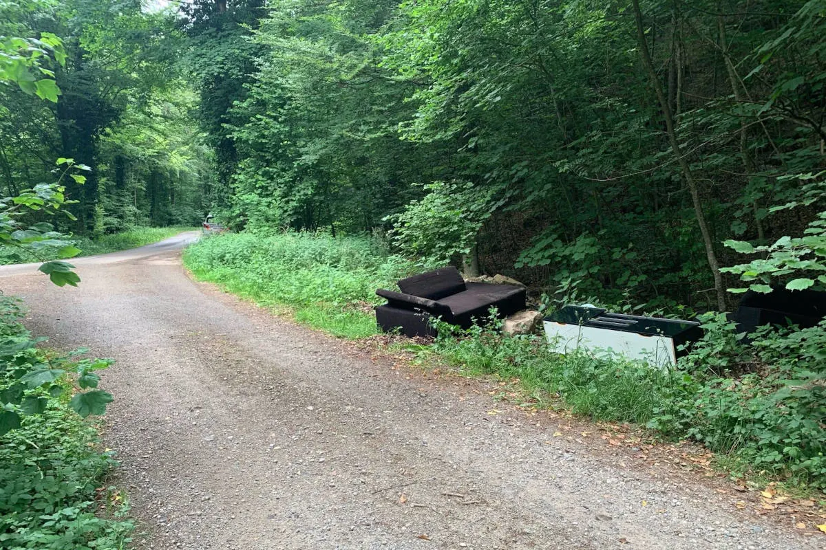 Thayngen SH – Sperrgut illegal im Wald entsorgt