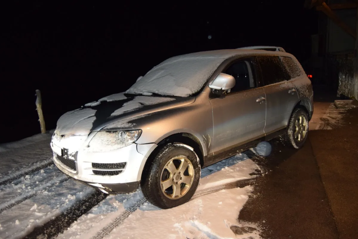 Waldstatt AR - Kollision mit Verkehrsteiler - Führerschein eingezogen