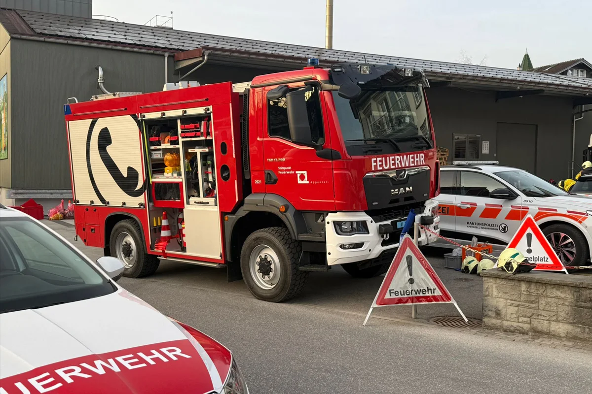 Appenzell AI – Arbeiterin bei Unfall in Brauerei schwer verletzt