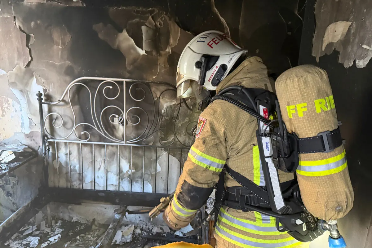 Ried OÖ – Zigarette löst Brand aus