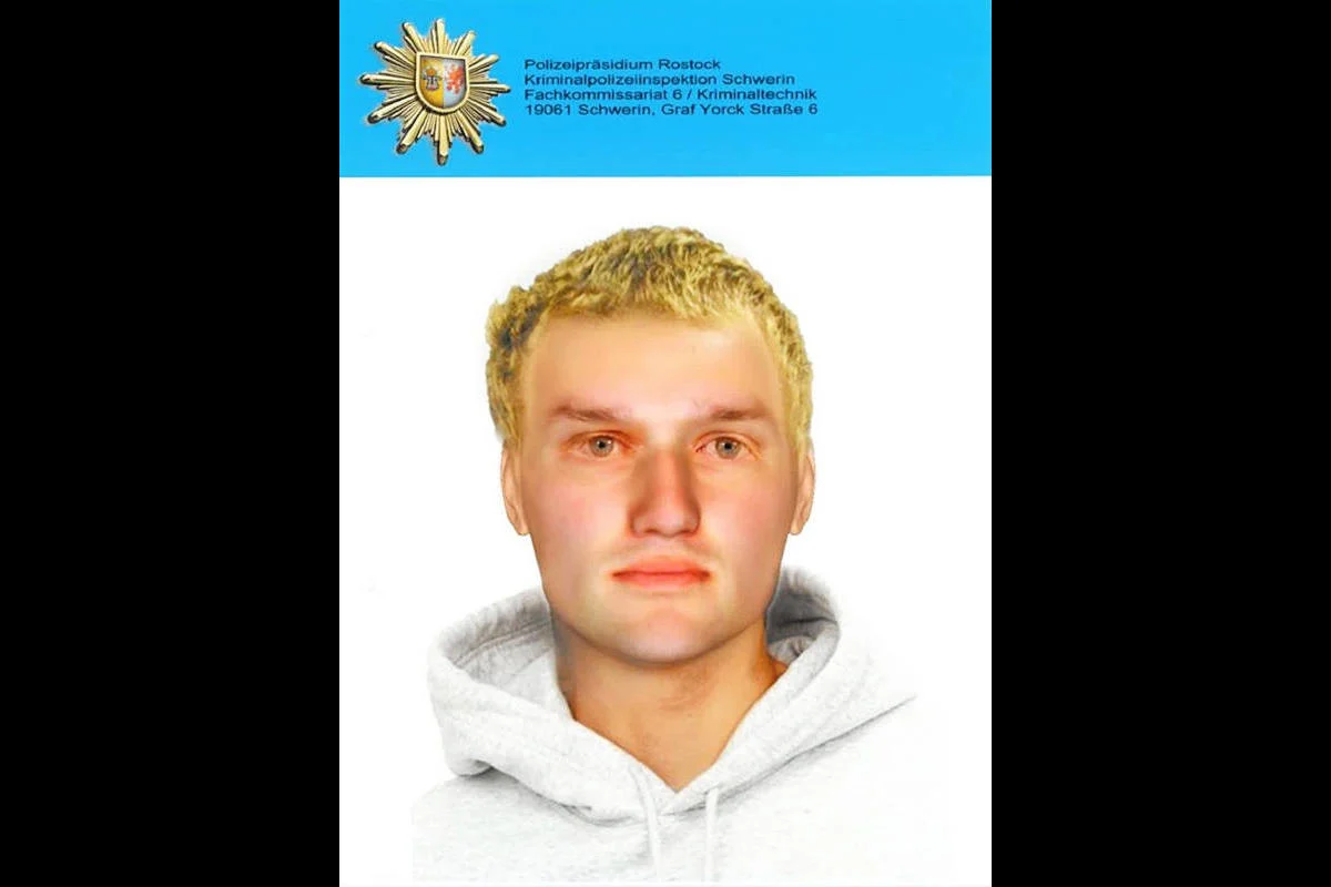 Raubserie in Schwerin - Wer kennt diesen Mann? Polizei sucht Tatverdächtigen mit Phantombild
