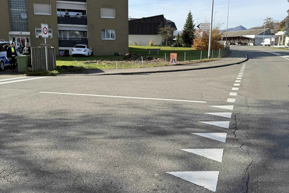 Unfall in Rupperswil AG – Neulenker prallt gegen Hauswand