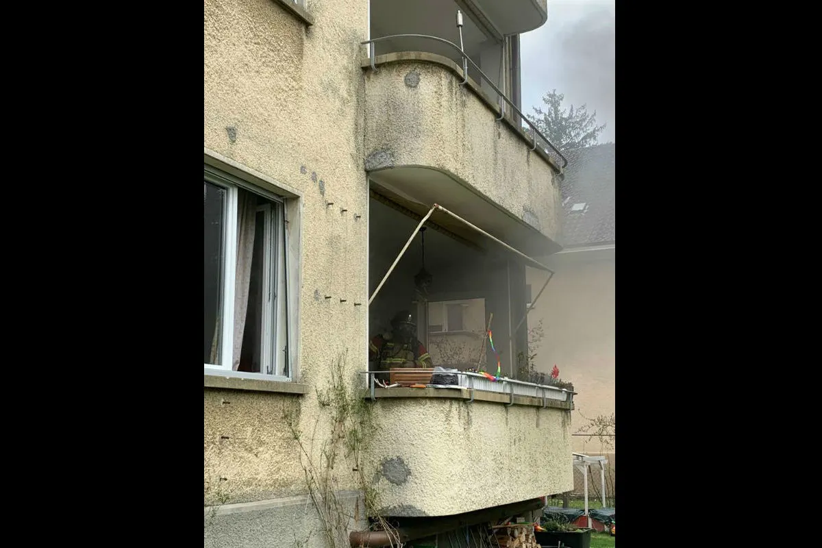 Bern BE -Wohnung nach Brand unbewohnbar