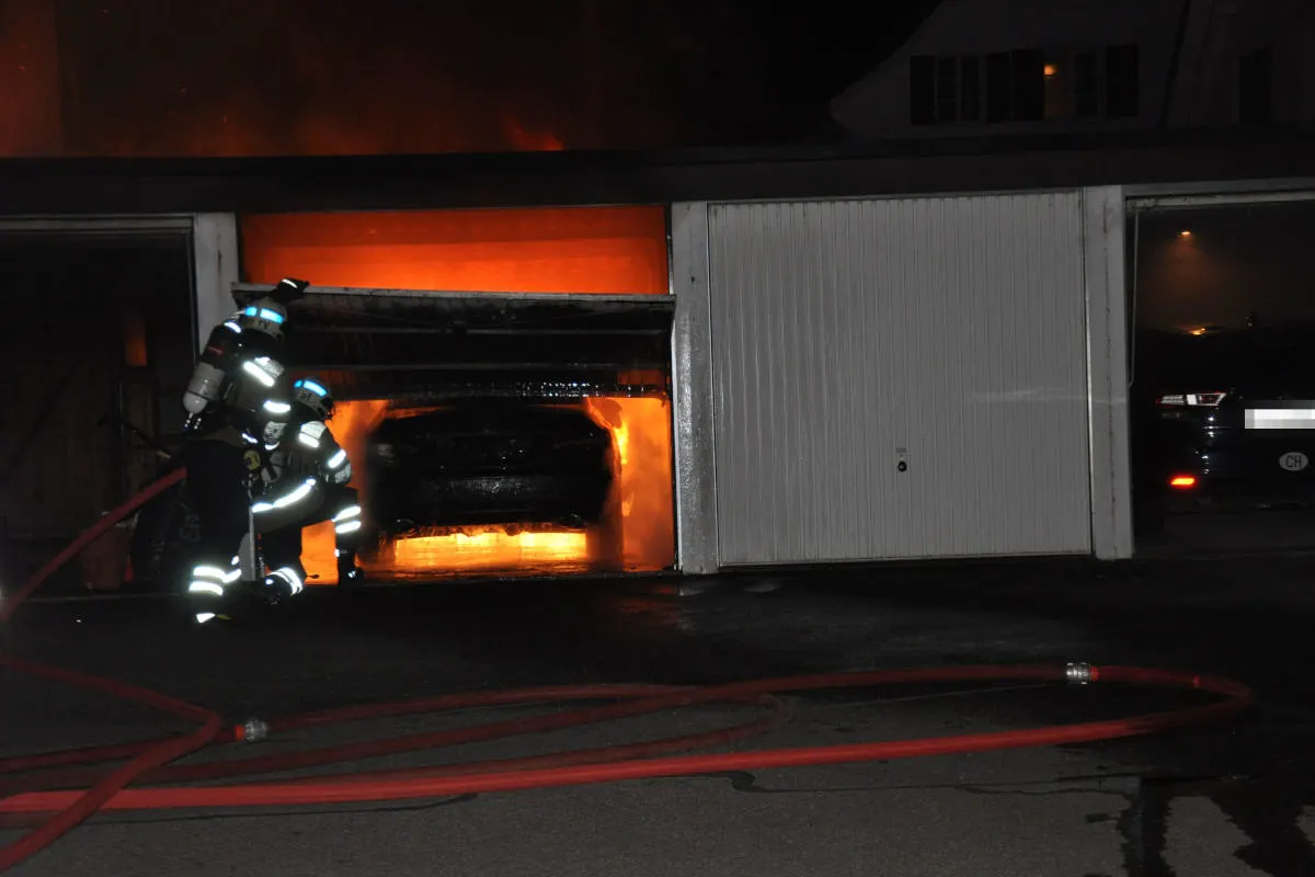 Luterbach SO – Brand in Garagebox 