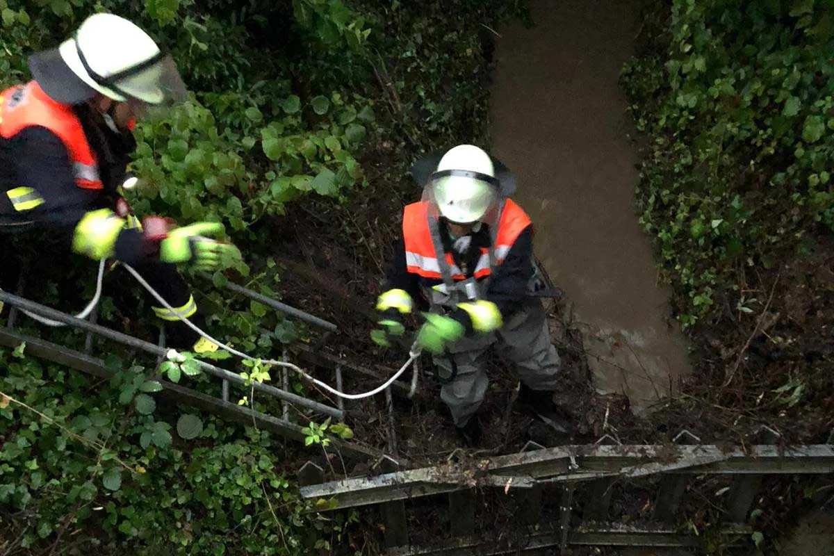 Königswinter - Gewitter sorgen für zahlreiche Feuerwehreinsätze