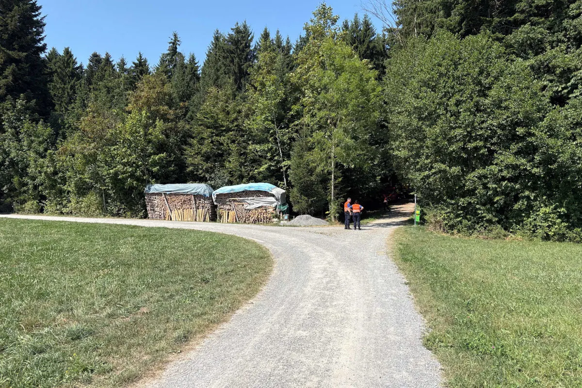 Gossau SG – Waldbrand bei extremer Trockenheit
