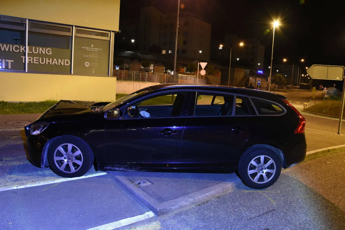 Wittenbach SG - Selbstunfall unter Alkoholeinfluss
