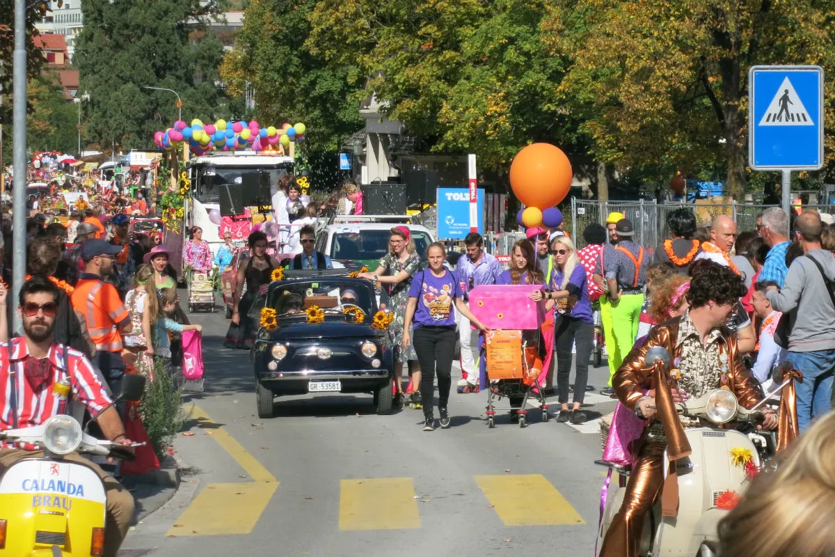 Chur GR – Umzug der 25. Schlagerparade Chur 