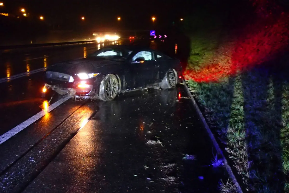 A1 - Schleuderunfälle auf nasser Fahrbahn