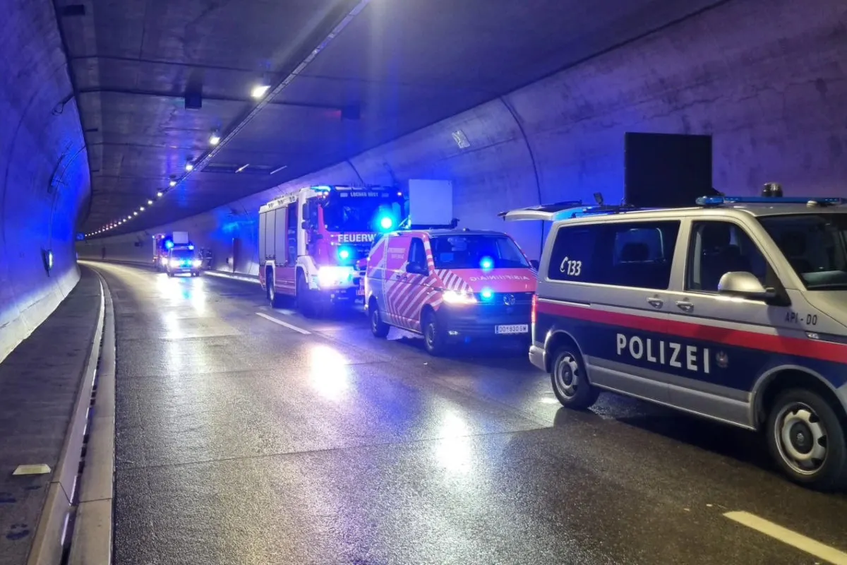 A14 Lochau V – Unfall im Pfändertunnel