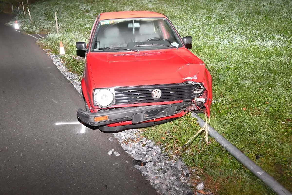 Kanton St.Gallen – Fahrunfähig verunfallt - Neun Führerausweise eingezogen 