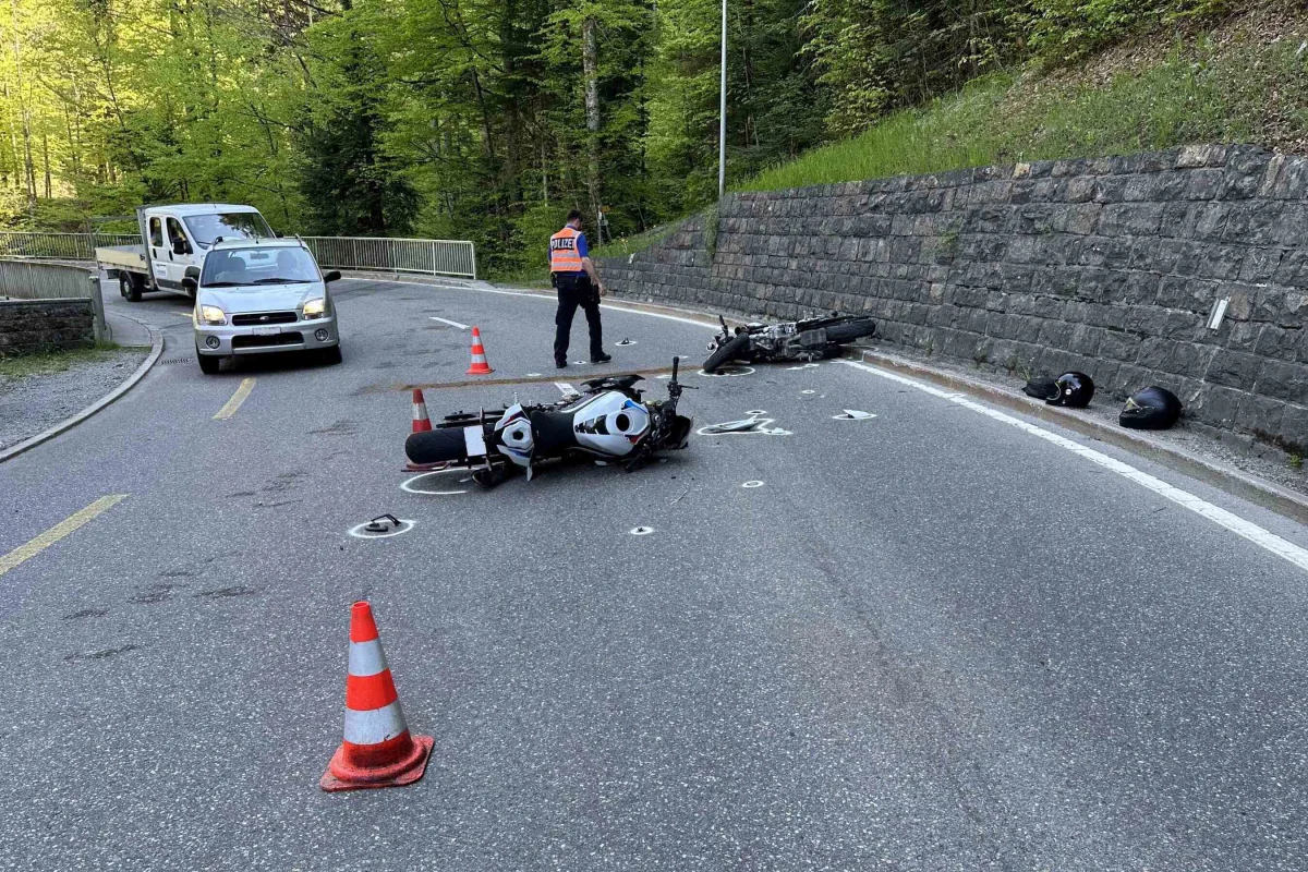Trogen AR – Unfall bei Bruderbachbrücke fordert Verletzte