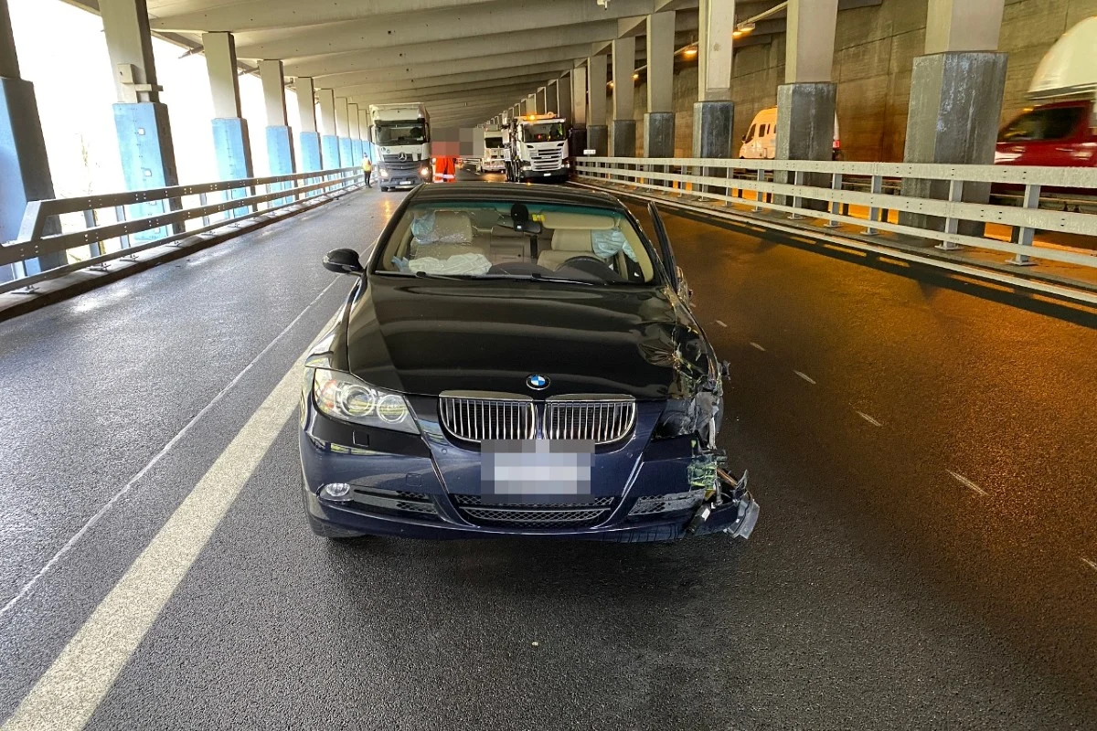 Heftiger Zusammenstoss auf der A2 bei Gurtnellen UR