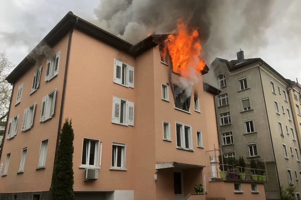 St. Gallen - Brand in Wohnhaus – keine Hinweise auf Brandstiftung oder technischen Defekt