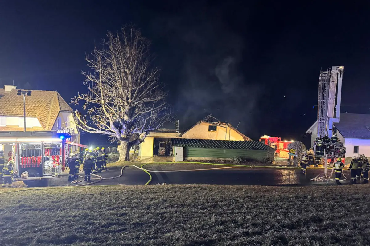 Gschaid bei Birkfeld – Wirtschaftsgebäude in Brand geraten