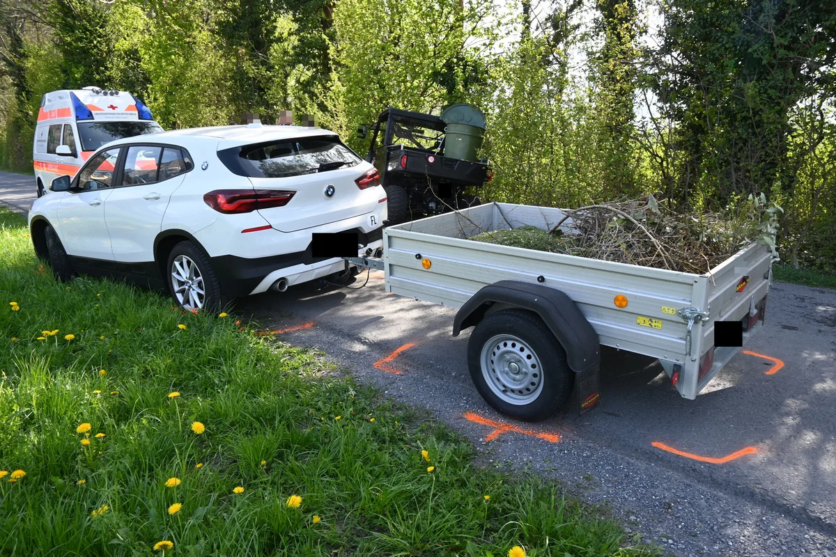 Unfall in Balzers FL – Mit einem Quad kollidiert
