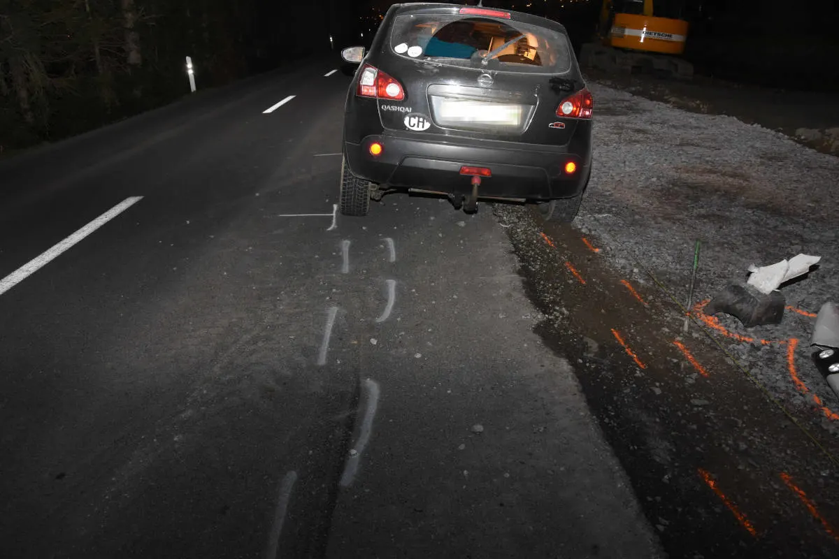 Diepoldsau SG – Fahrunfähig Unfall verursacht