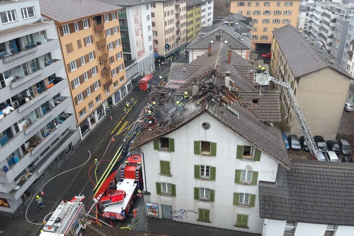 Massiver Wohnungsbrand in Luzern
