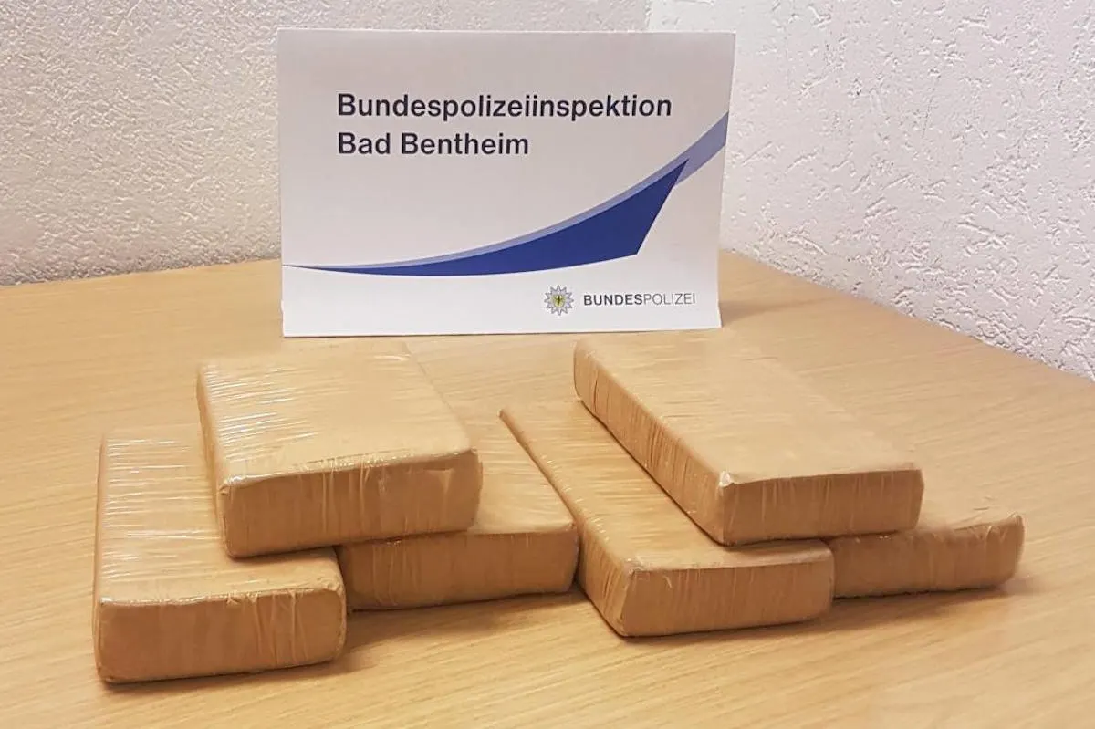 A30 Bad Bentheim – Drei Kilo Heroin durch Bundespolizei beschlagnahmt