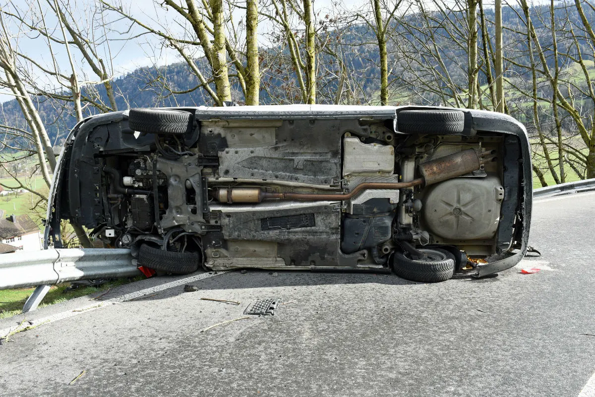 Malters LU - Autofahrer bei Selbstunfall schwer verletzt