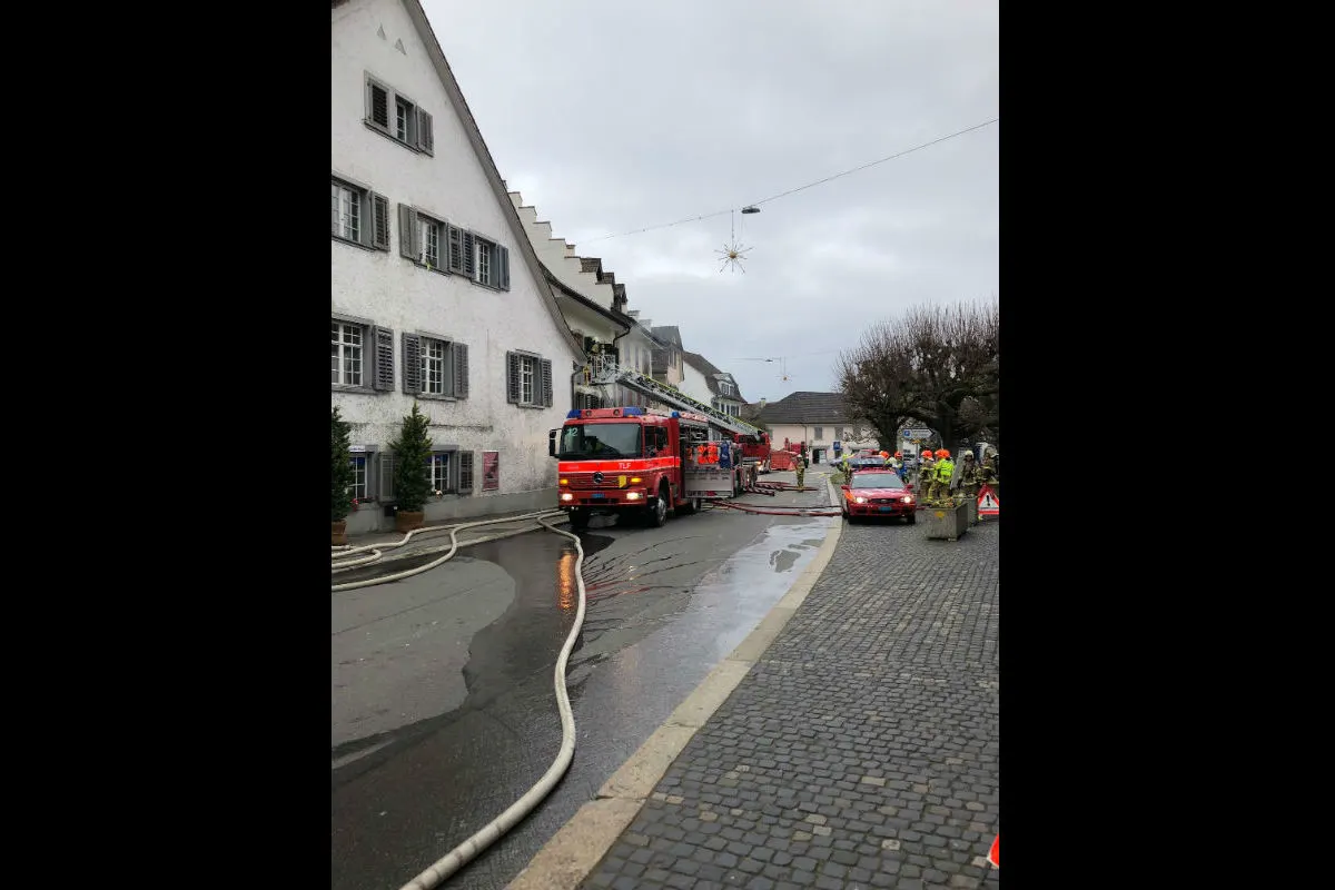 Bad Zurzach AG - Brand in Gasthaus ausgebrochen