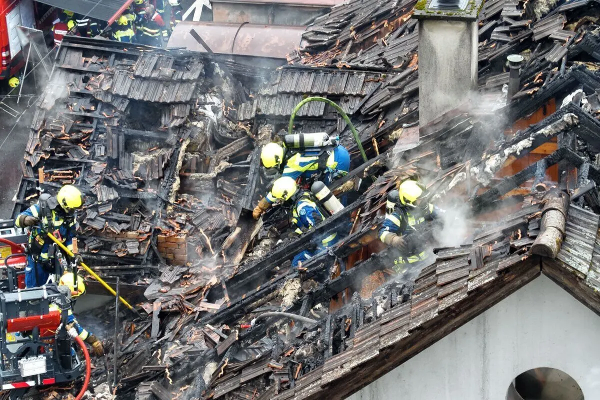 Massiver Wohnungsbrand in Luzern