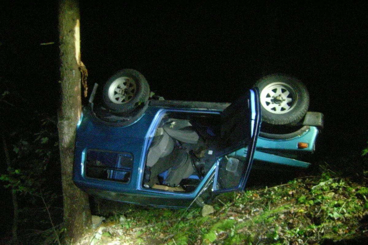 Unfall in Schattdorf UR – Fahrzeugabsturz mit glimpflichem Ausgang