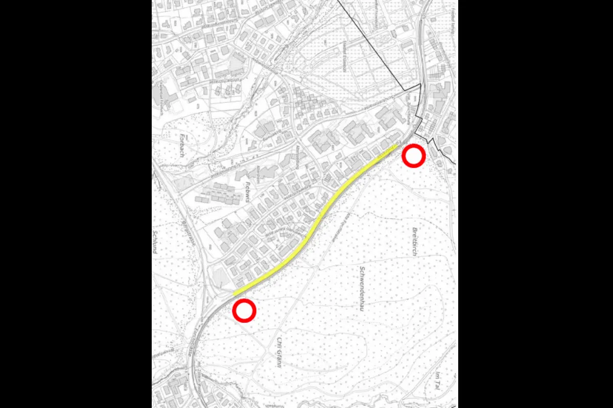 Zollikon ZH - Forchstrasse vollständig gesperrt