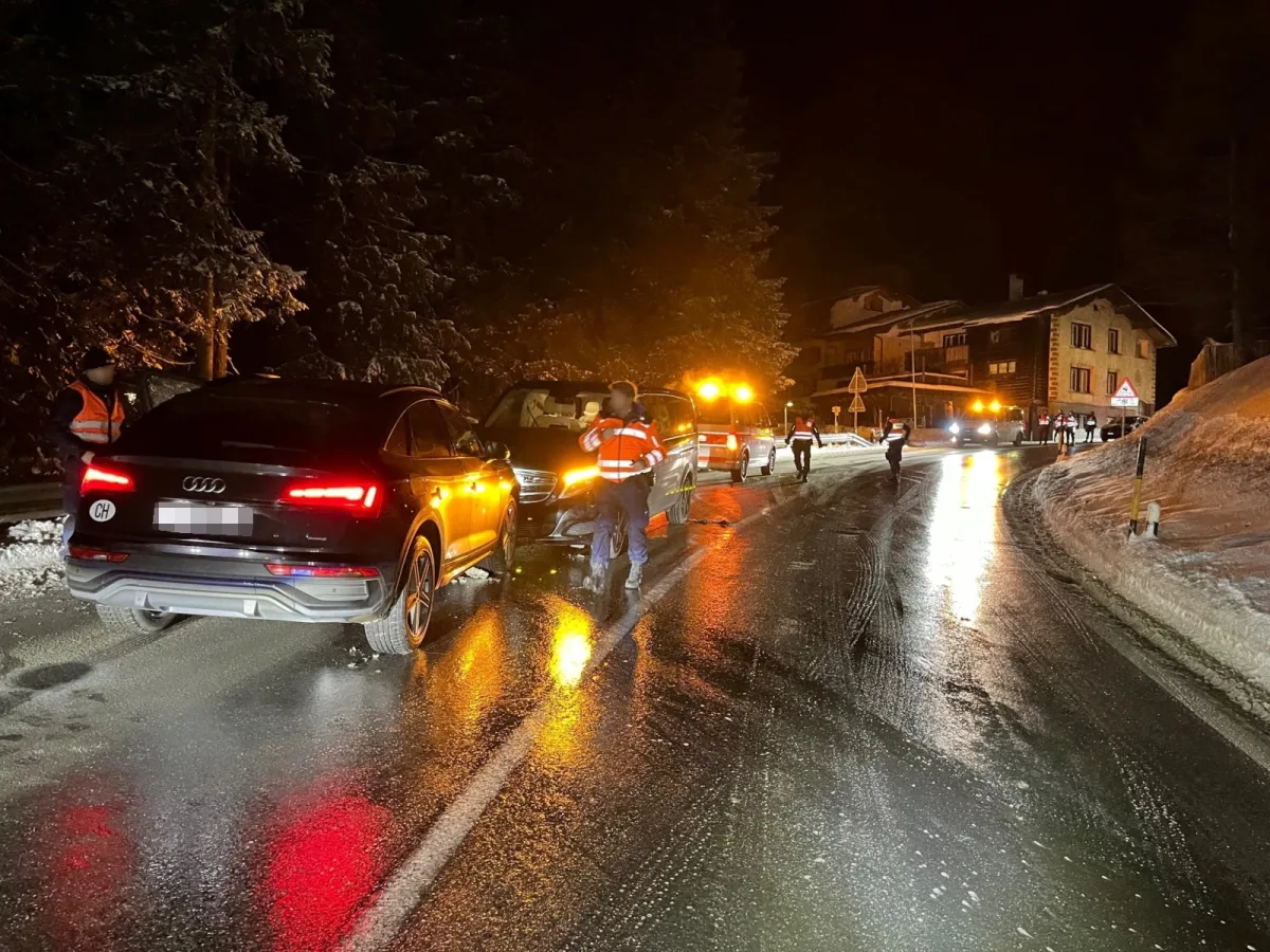 Davos Wolfgang GR – Frontalkollision auf dem Wolfgang Pass fordert eine Verletzte
