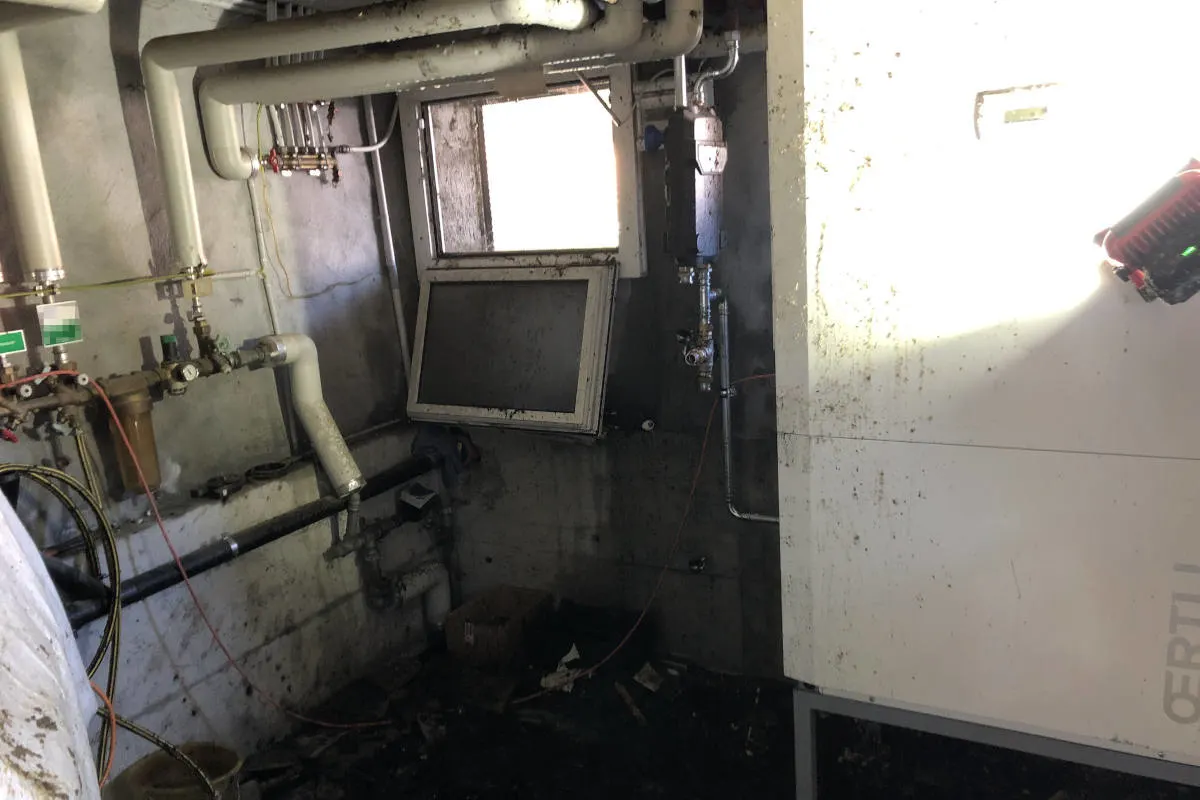 Untereggen SG – Brand in Heizungsraum