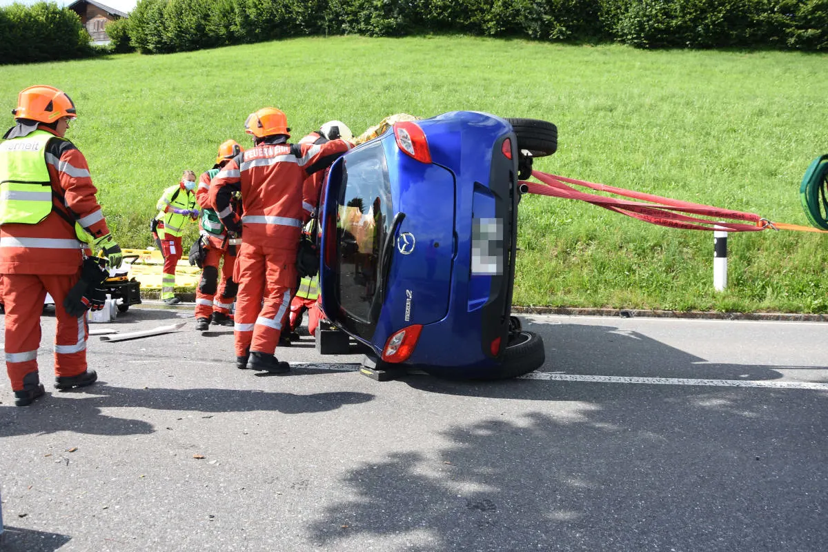 Gebertingen SG – Bei Selbstunfall unbestimmt verletzt