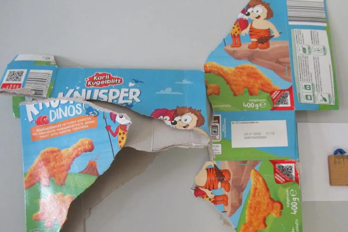 ACHTUNG! Gesundheitsgefahr! - Ein Zentimeter großer Fremdkörper im Hähnchensnacks für Kinder gefunden