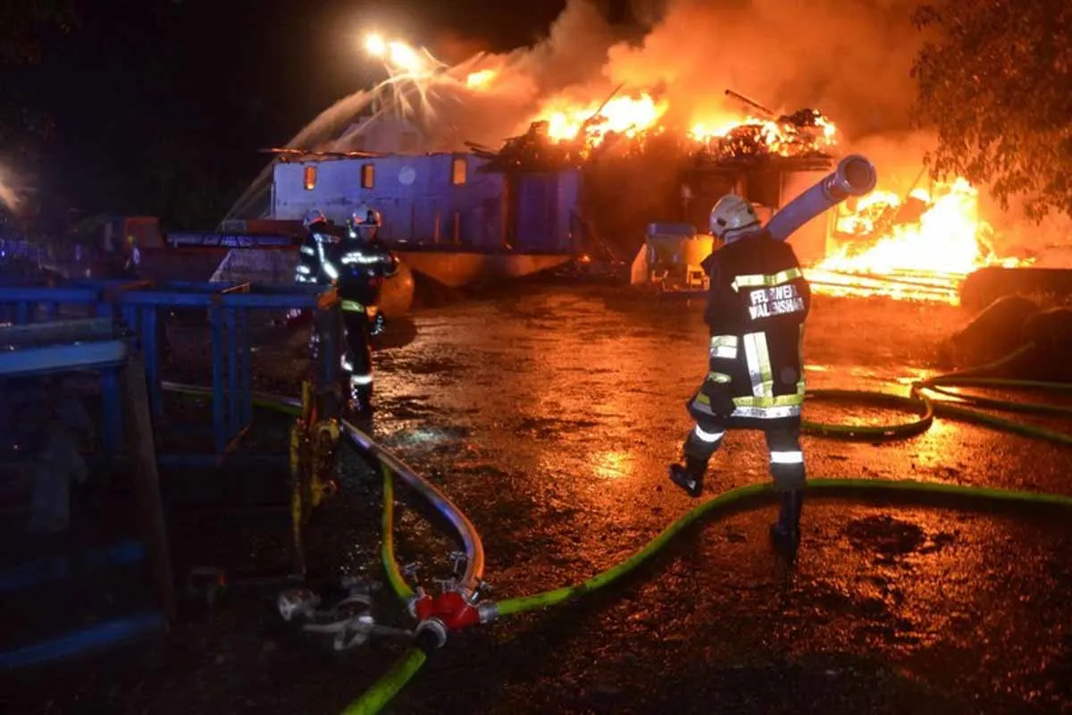 Grossbrand in Brunnenthal!
