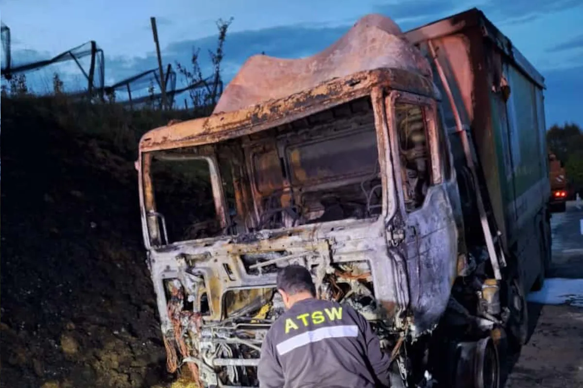Riegersburg ST – Lkw gerät in Brand