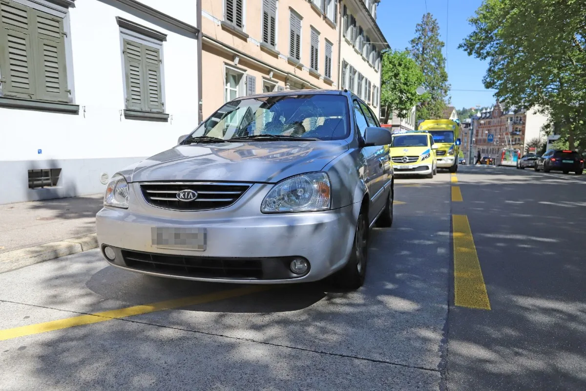 Drama in St. Gallen - Fussgängerin und Hund auf Fussgängerstreifen angefahren - Frau schwer verletzt ihr Hund tot!