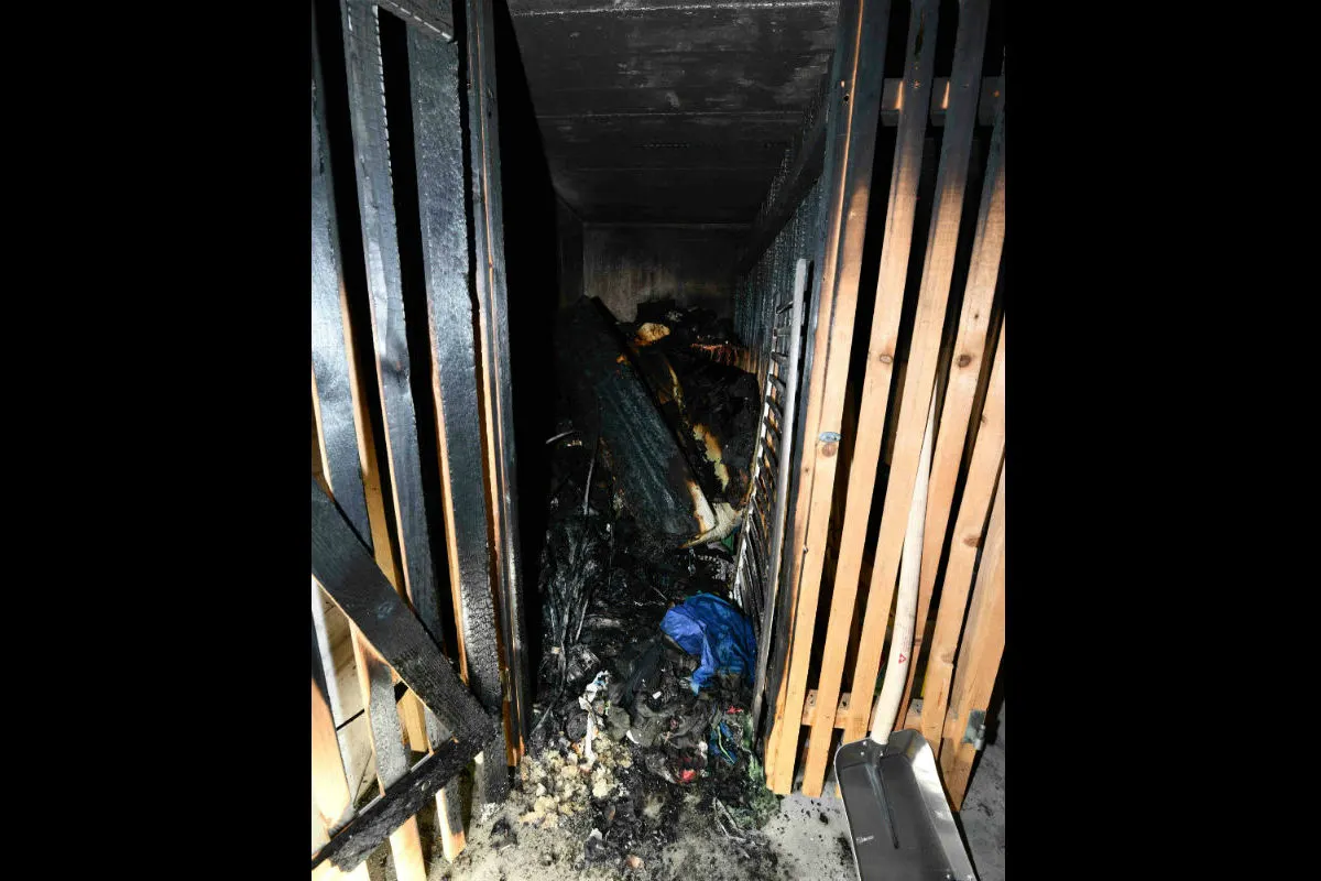 Wittenbach SG - Mögliche Brandstiftung in Kellerabteil