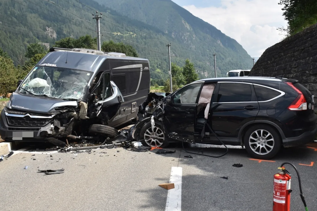 Kanton Graubünden –  2'445 Unfälle, 10 Verkehrstote
