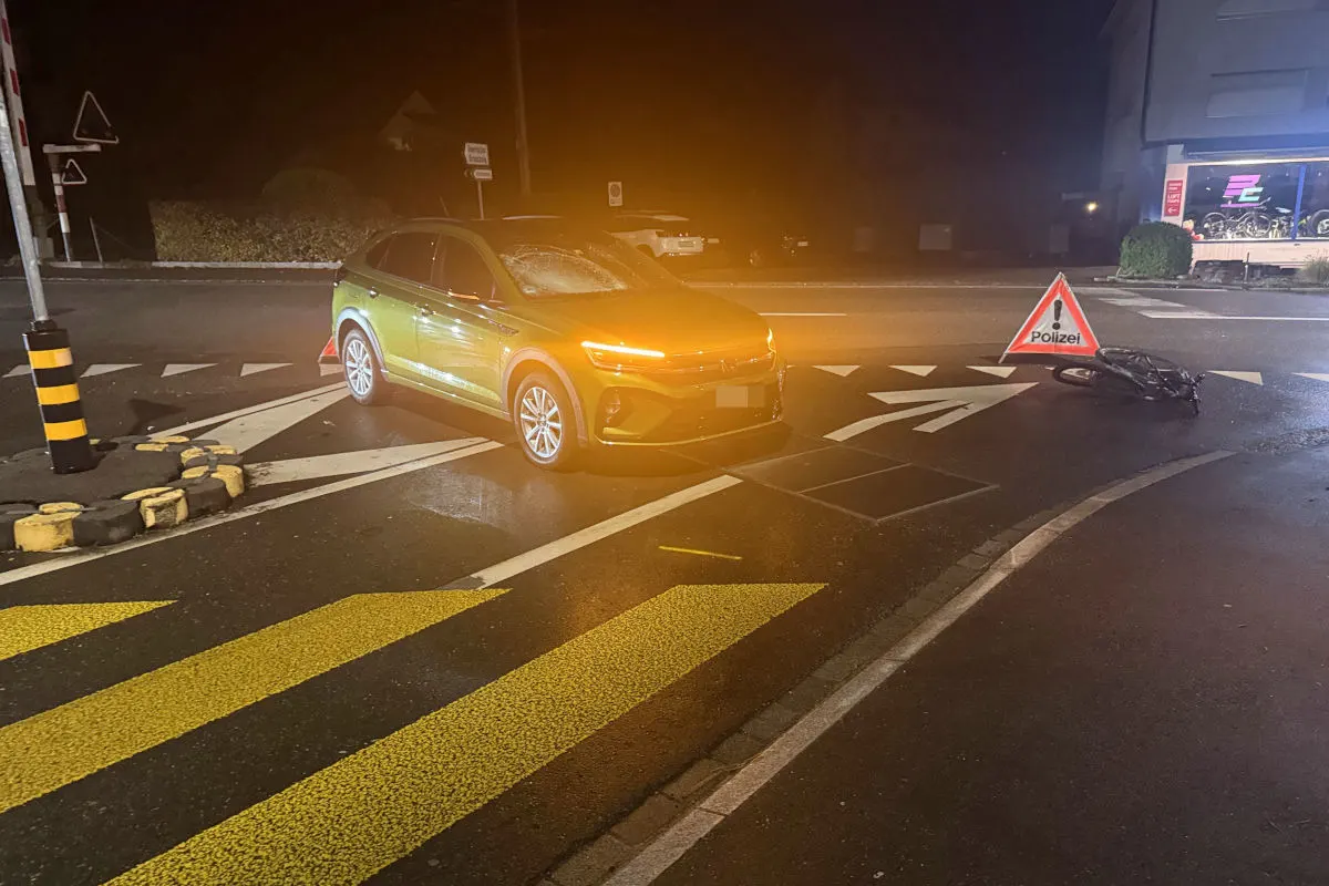 Würenlos AG – Schwerer Unfall zwischen Auto und Velo