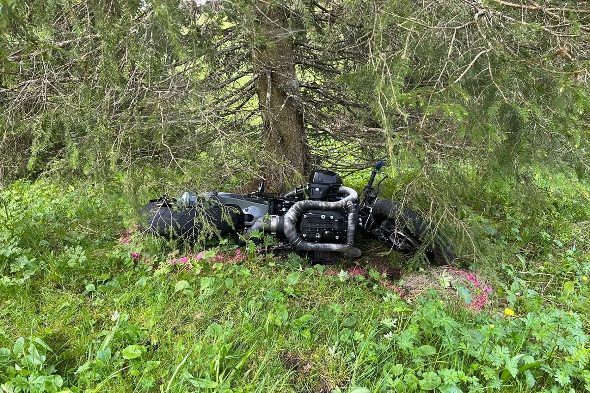 Unfall heute in Herrenboden OW - Motorradlenker nach Sturz verletzt