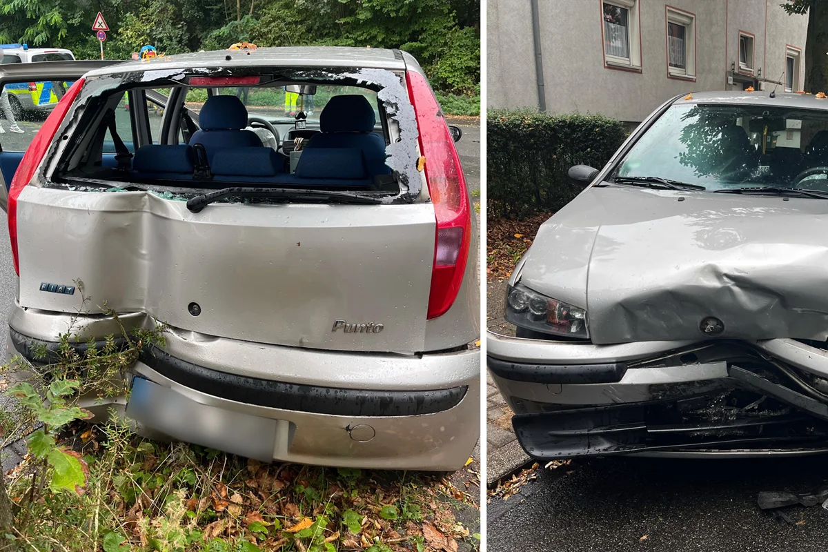 Oberhausen NW – Zwei Verletzte bei Unfall von zwei Pkw