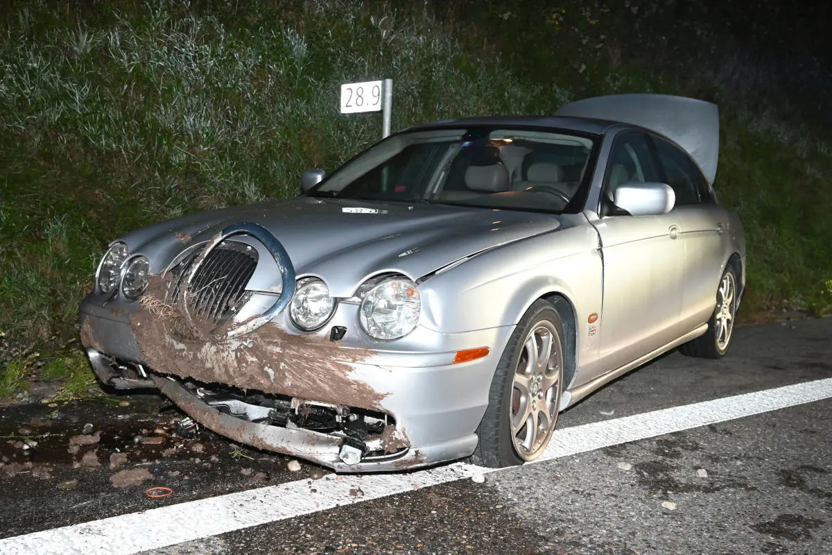 A53 Rapperswil-Jona SG – Selbstunfall mit Auto