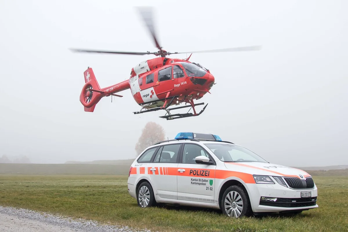 Neuhaus SG - 5-jähriges Kind kollidiert mit einem Auto 