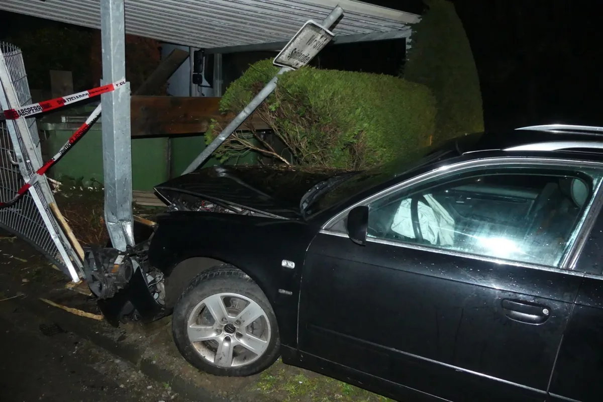 Bergneustadt – Betrunken mit Audi auf Abwegen