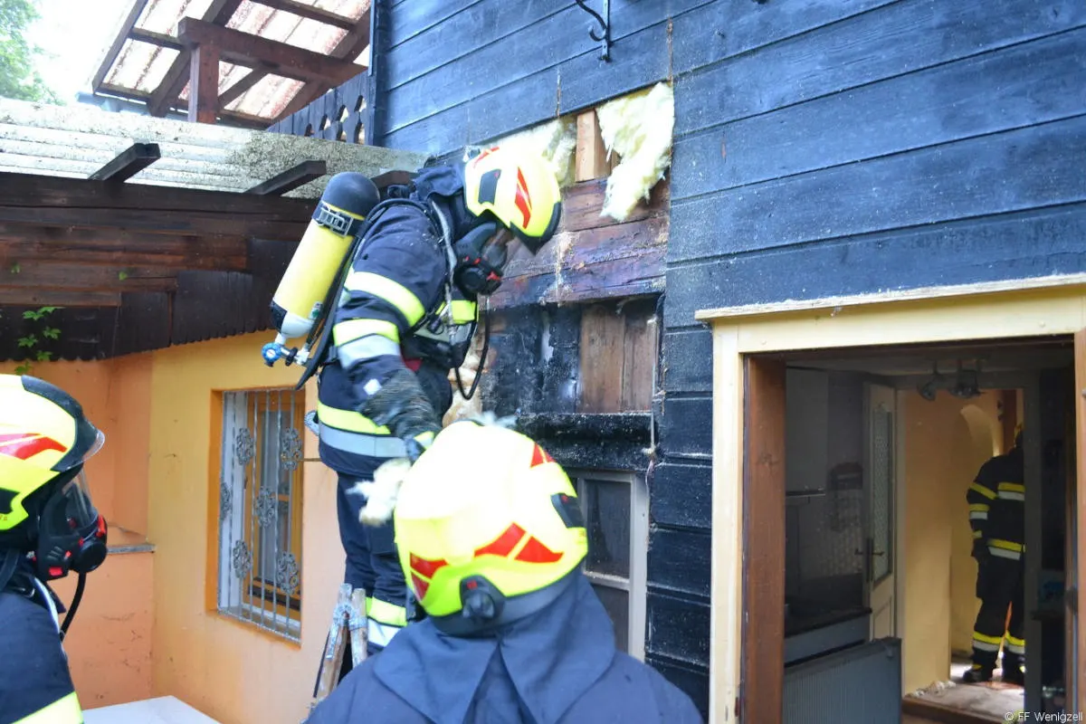 Wenigzell – Brand eines Einfamilienhauses