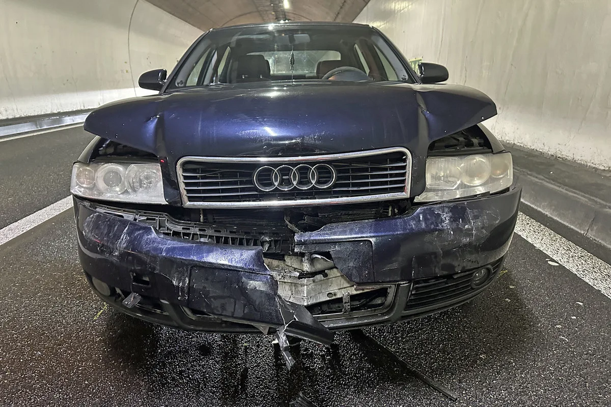 Ebikon LU - Massiver Rückstau nach Unfall auf der A14