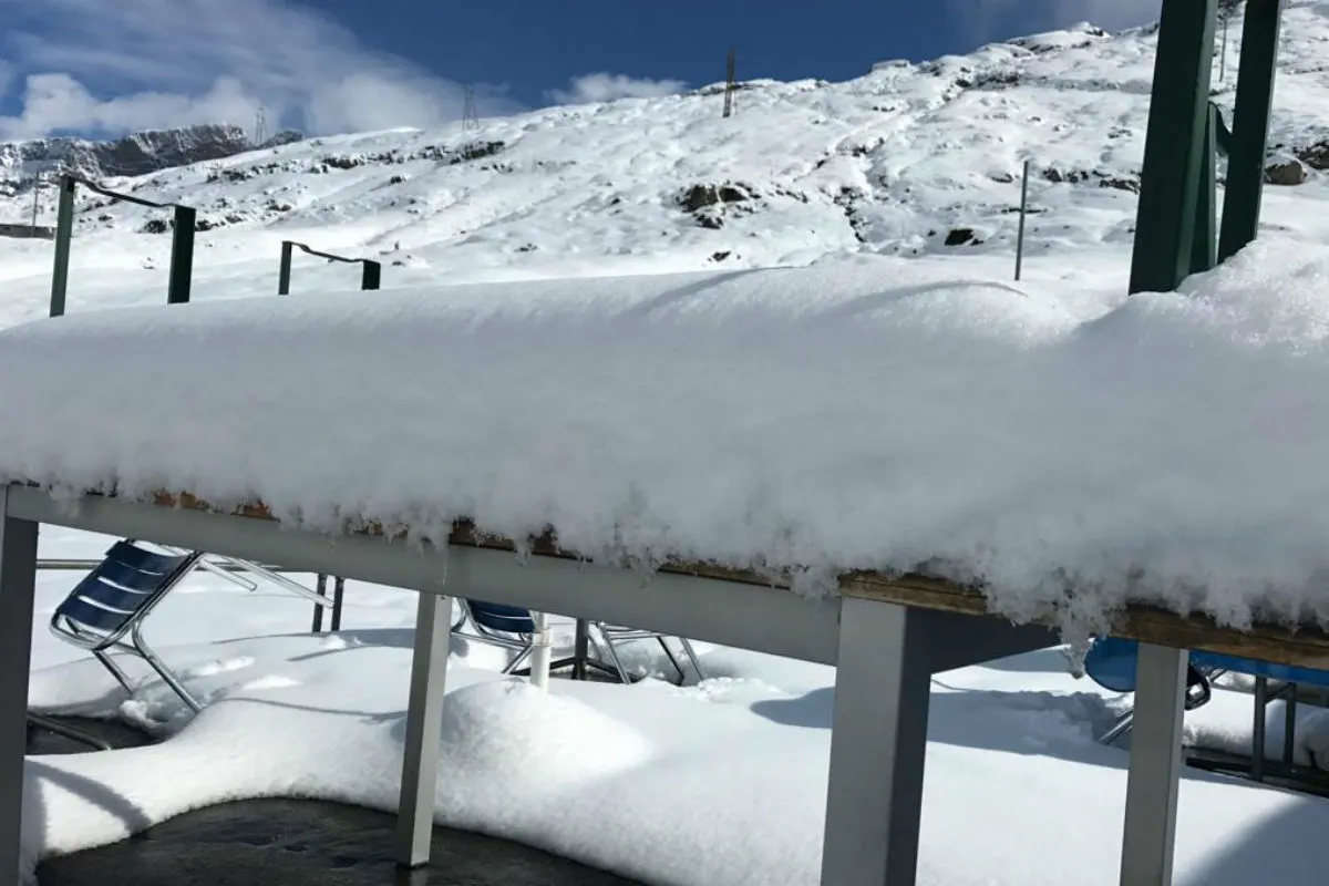 Nebst Sturm auch Schnee oberhalb 1300m