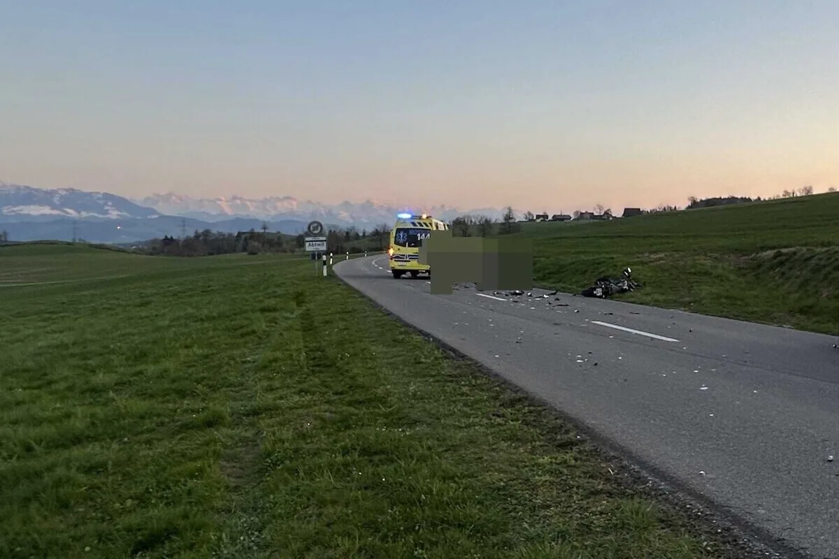 Tödlicher Motorradunfall in Auw AG 